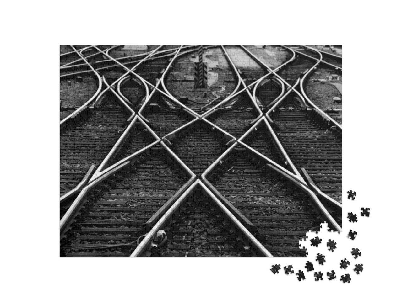 Puzzel 1000 stukjes „Centraal Station Frankfurt am Main“