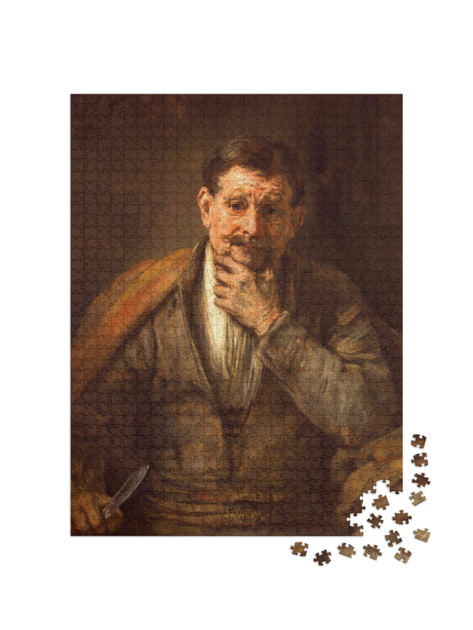Puzzel 1000 stukjes „Rembrandt - Sint-Bartholomeus“