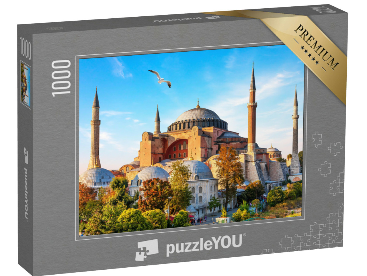 Puzzel 1000 stukjes „Beroemde Hagia Sophia Moskee in Istanbul, Turkije“