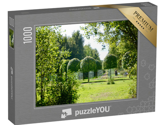 Puzzel 1000 stukjes „Park Wilhelminabos in Nederland“