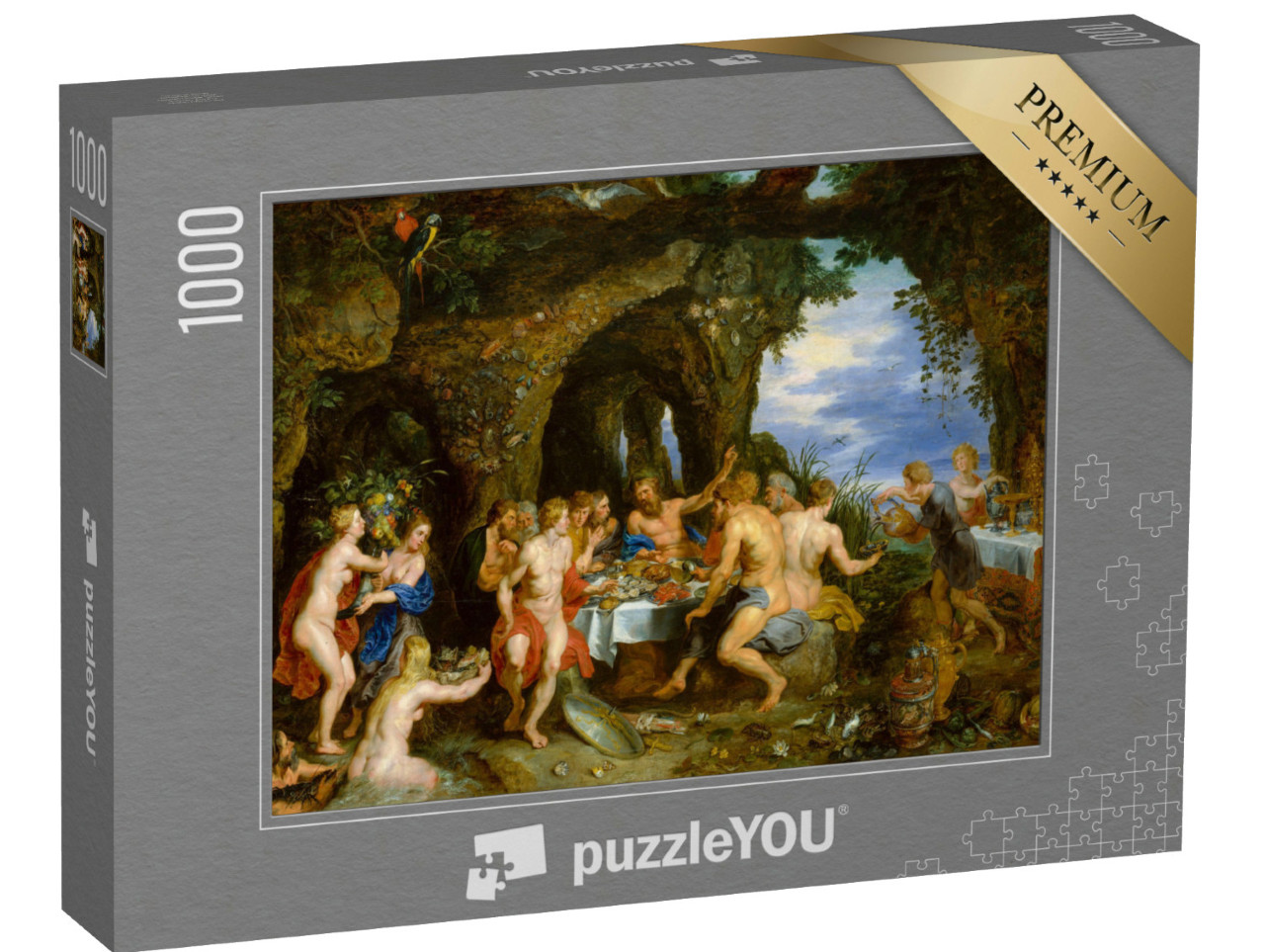 Puzzel 1000 stukjes „Peter Paul Rubens - Het feest van Acheloüs“
