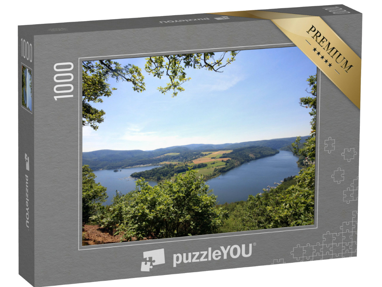 Puzzel 1000 stukjes „Uitzicht op de Edersee“
