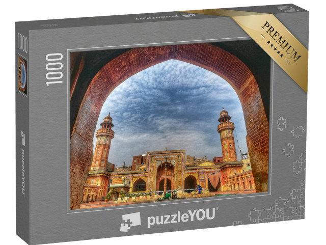Puzzel 1000 stukjes „Prachtig uitzicht op Wazir Khan Masjid Lahore, Pakistan“