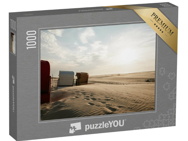 Puzzel 1000 stukjes „Avond boven het Noordzee-eiland Juist, Oost-Friesland, Duitsland“