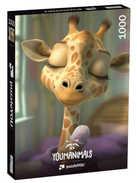 Puzzel 1000 stukjes „YOUMANIMALS: Paula“