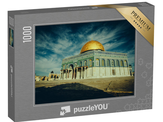 Puzzel 1000 stukjes „De Rotskoepel met zijn gouden koepel, Jeruzalem, Israël“