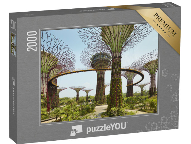 Puzzel 2000 stukjes „Gardens by the Bay, parkgebied in Singapore“