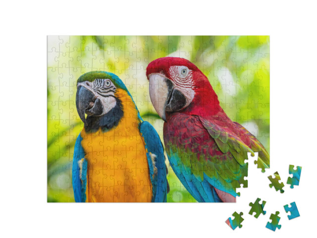 Puzzel 200 stukjes „Papegaai, Ara“