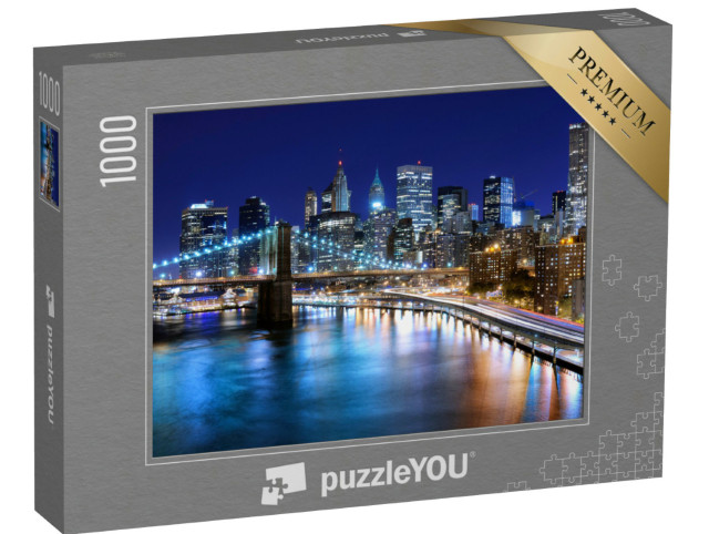 Puzzel 1000 stukjes „Skyline van het centrum van New York“
