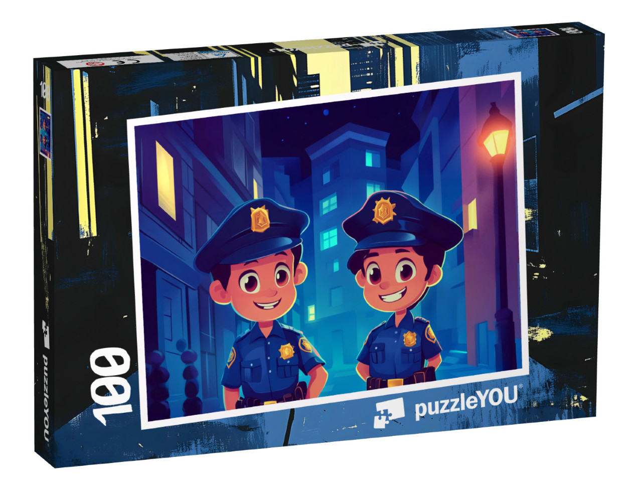 Puzzel 100 stukjes „Een nieuwe zaak voor de politie“