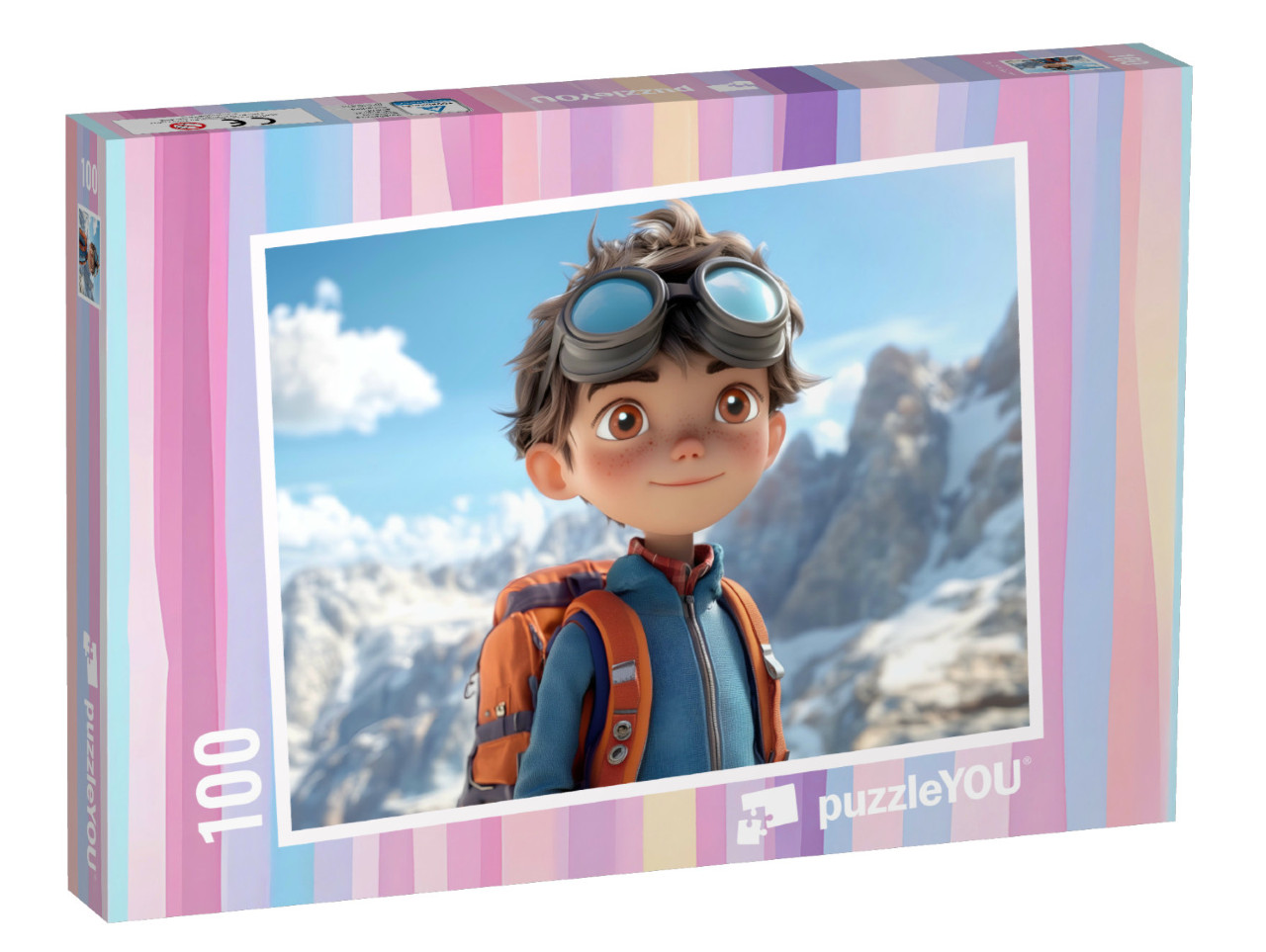 Puzzel 100 stukjes „De berg vraagt om avontuur“