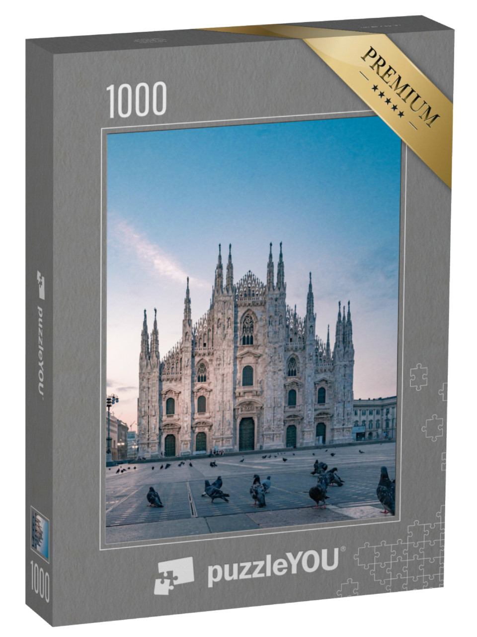 Puzzel 1000 stukjes „De kathedraal van Milaan, de grootste kerk van Italië“