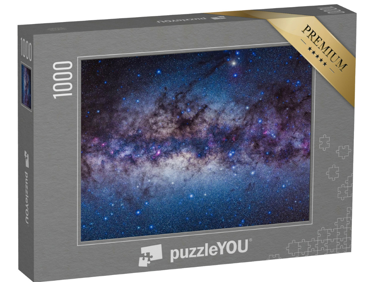 Puzzel 1000 stukjes „Melkweg aan de nachtelijke hemel“