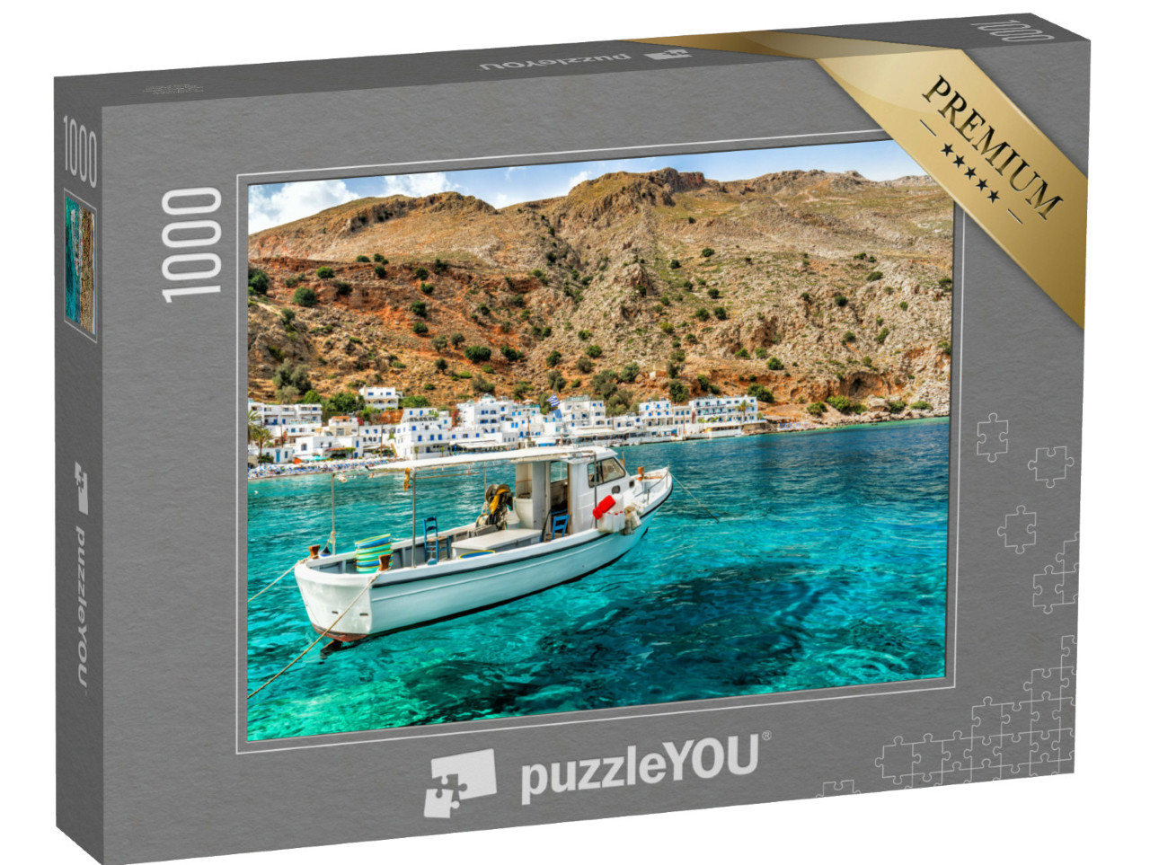 Puzzel 1000 stukjes „Griekenland, Kreta, Loutro“