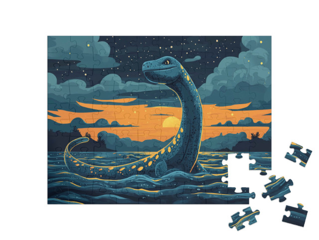 Puzzel 100 stukjes „Het geheime leven van zeemonsters“