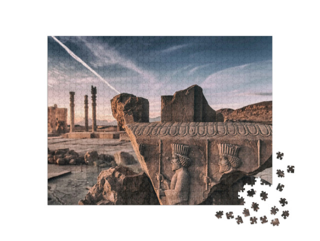 Puzzel 1000 stukjes „Persepolis: ceremoniële hoofdstad van het Achaemenidische Rijk, Iran“