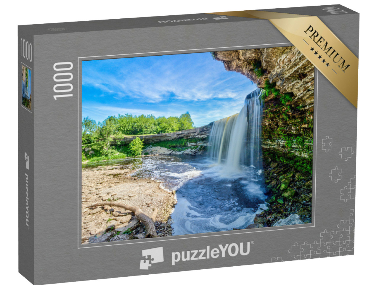Puzzel 1000 stukjes „Jagala waterval in Noord-Estland“