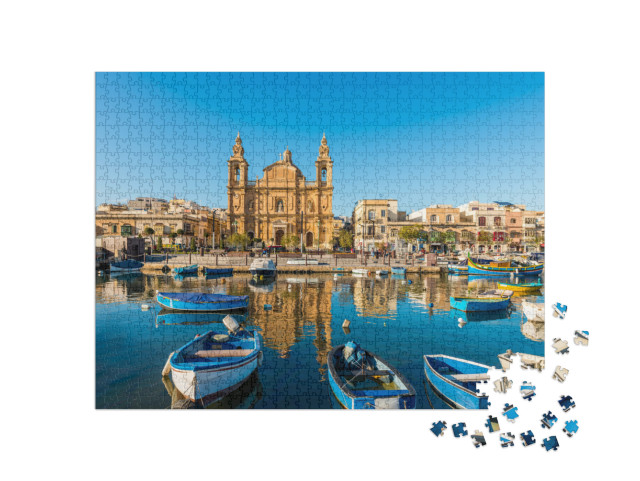 Puzzel 1000 stukjes „Sliema in Malta“