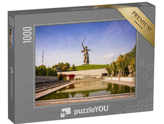 Puzzel 1000 stukjes „Het vaderland roept: Monument bij Volgograd“