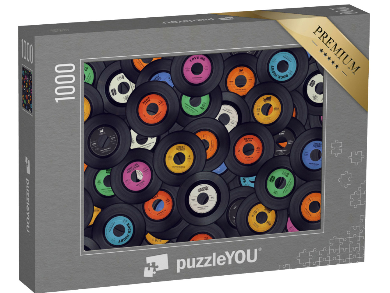 Puzzel 1000 stukjes „Vinyl platen“