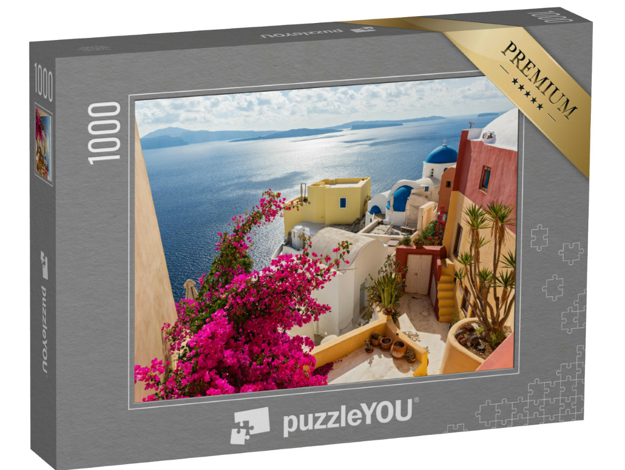 Puzzel 1000 stukjes „Santorini, Griekenland“