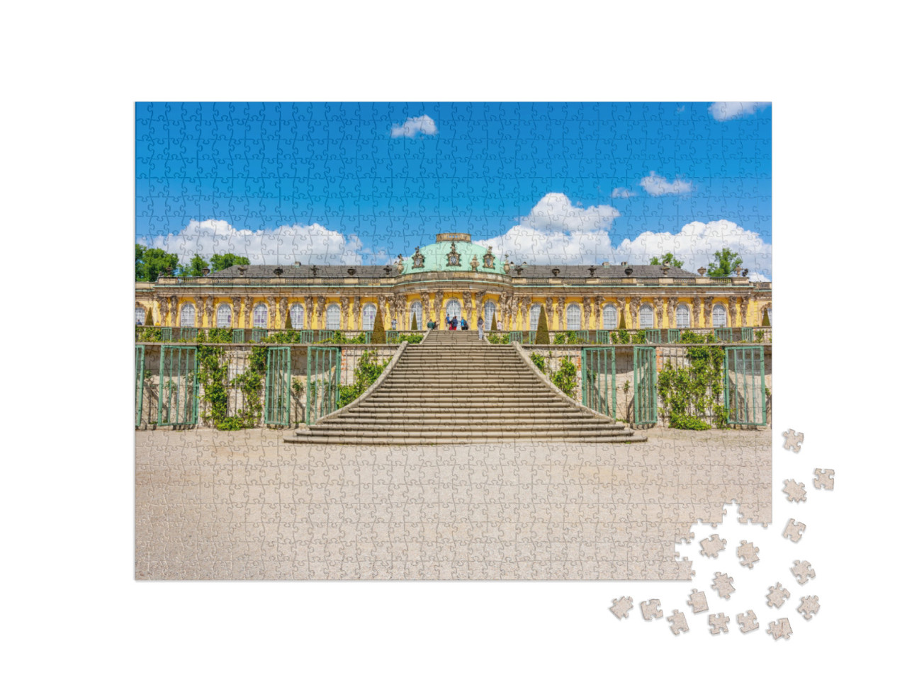 Puzzel 1000 stukjes „Paleis en park Sanssouci, Potsdam, Duitsland“