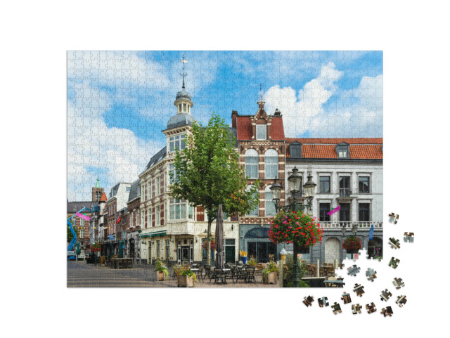 Puzzel 1000 stukjes „Prachtig oud stadscentrum van Venlo“