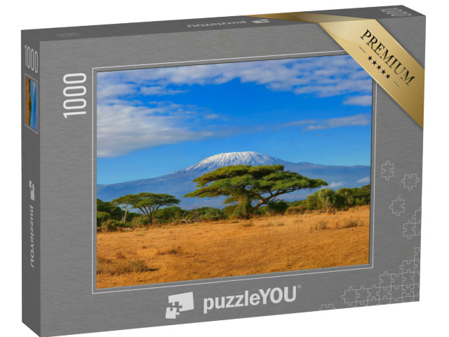Puzzel 1000 stukjes „Kilimanjaro als safaribestemming in Kenia, Afrika“