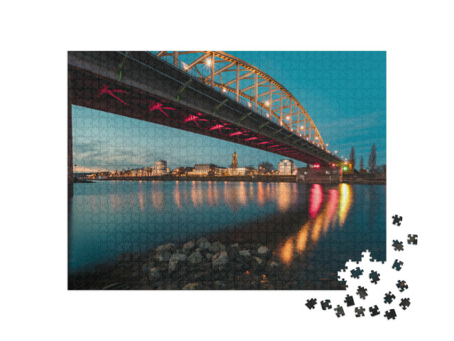 Puzzel 1000 stukjes „John Frostbrug in Arnhem“
