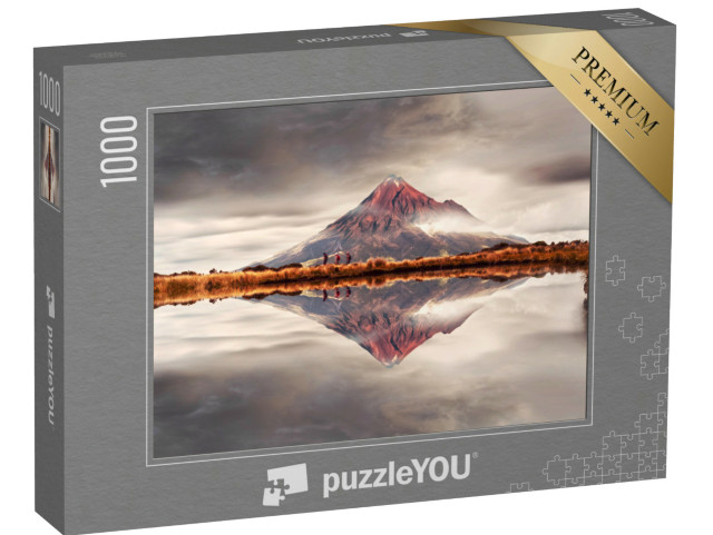 Puzzel 1000 stukjes „Mount Taranaki, Nieuw-Zeeland“
