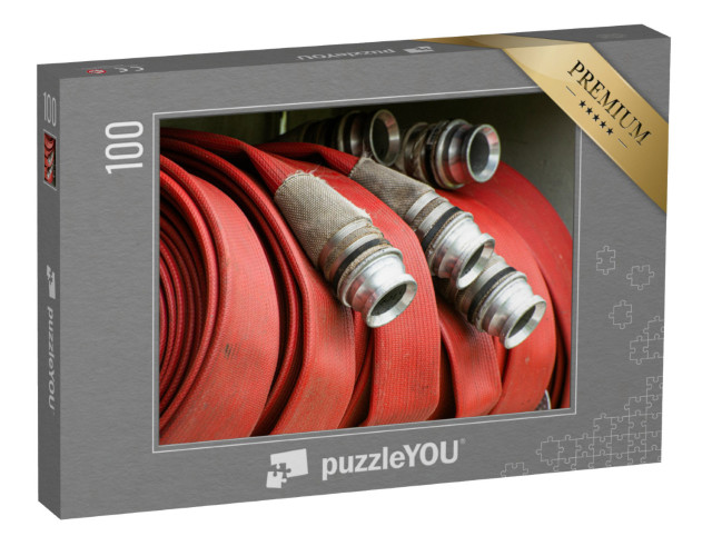Puzzel 100 stukjes „Brandslang op rol“