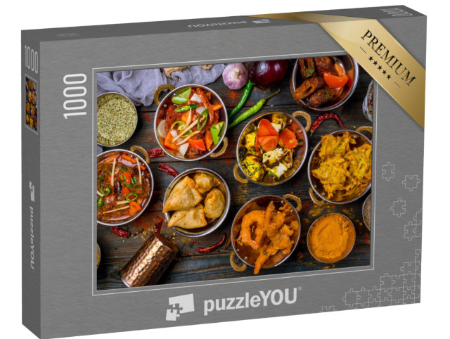 Puzzel 1000 stukjes „Indiaas eten“