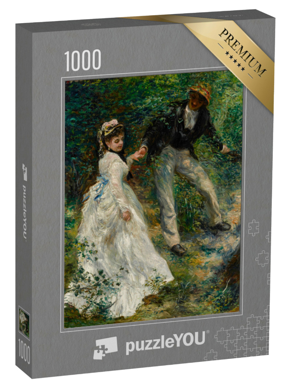 Puzzel 1000 stukjes „Auguste Renoir - De promenade“