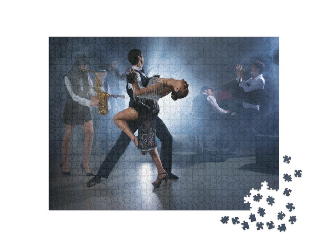 Puzzel 1000 stukjes „Vurig dansen op live muziek“