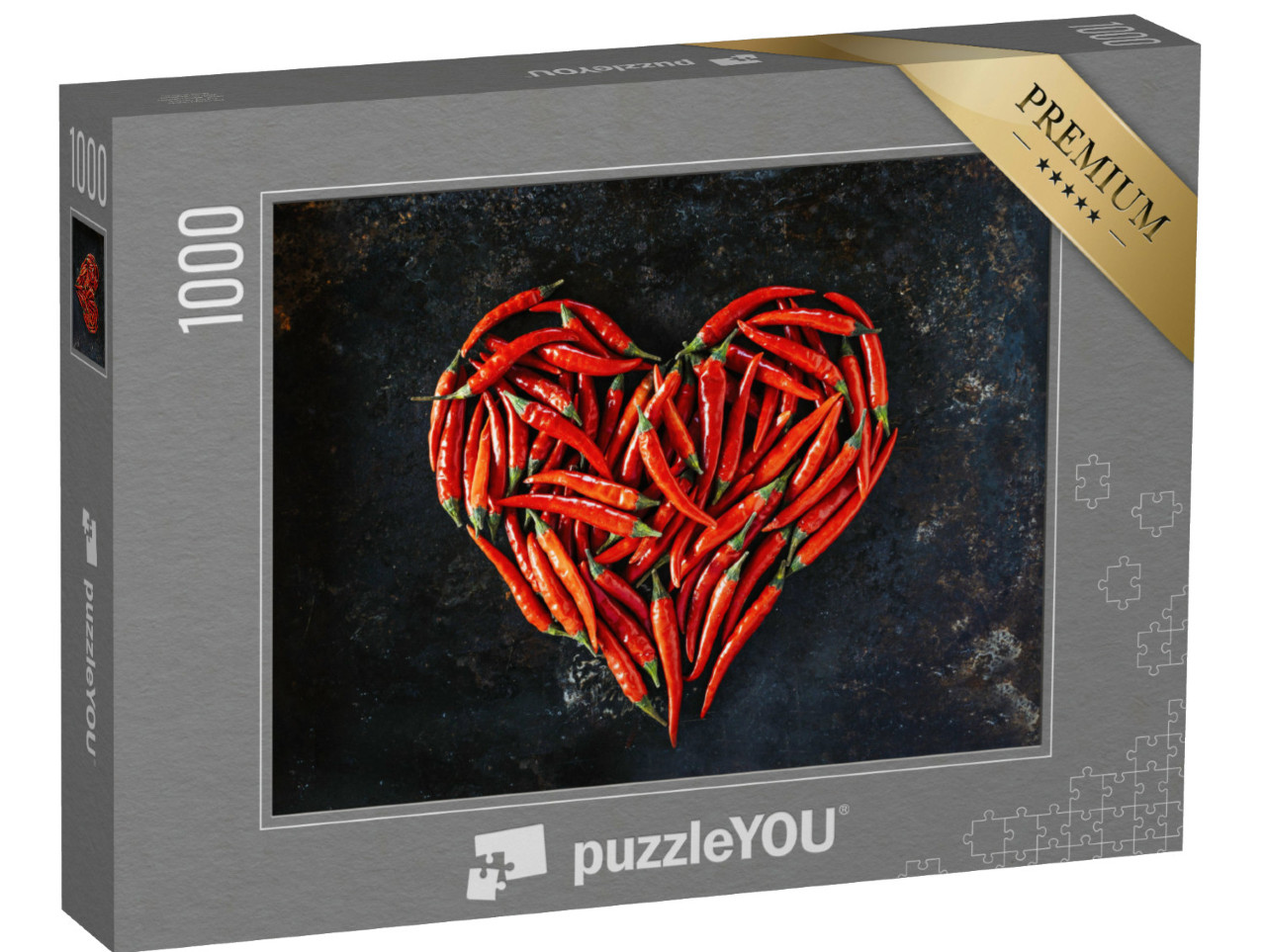 Puzzel 1000 stukjes „Rode chilipepers“