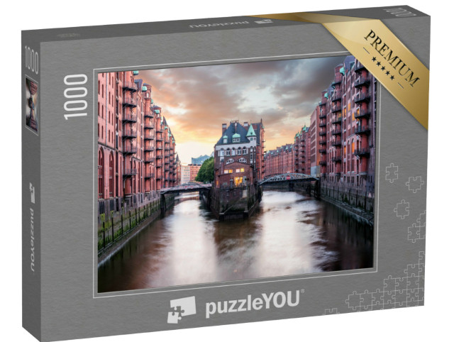 Puzzel 1000 stukjes „Pakhuisdistrict Hamburg“