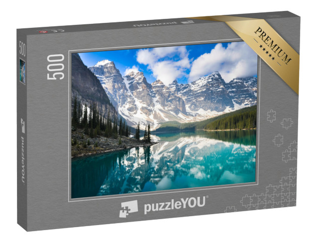 Puzzel 500 stukjes „Moraine Lake, Rocky Mountains, Canada“