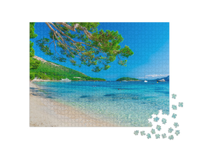 Puzzel 1000 stukjes „Playa de Formentor, Palma de Mallorca, Spanje“