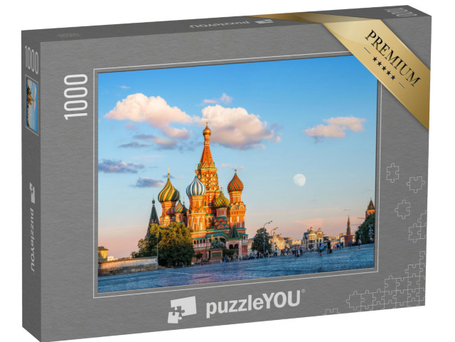 Puzzel 1000 stukjes „Sint-Basiliuskathedraal op het Rode Plein in Moskou“