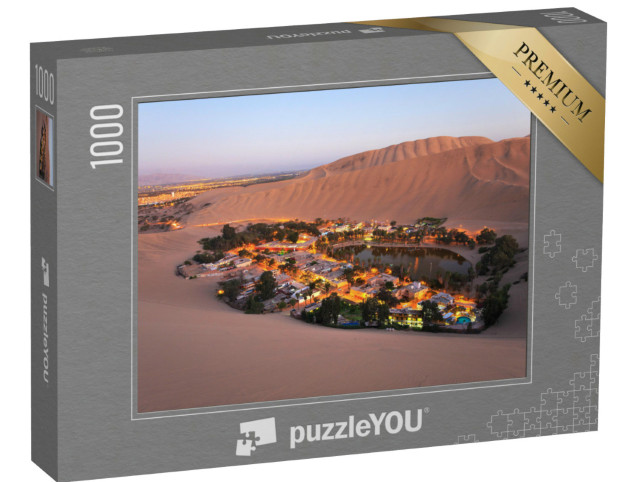 Puzzel 1000 stukjes „Atacama-woestijn, oase van Huacachina, Peru“