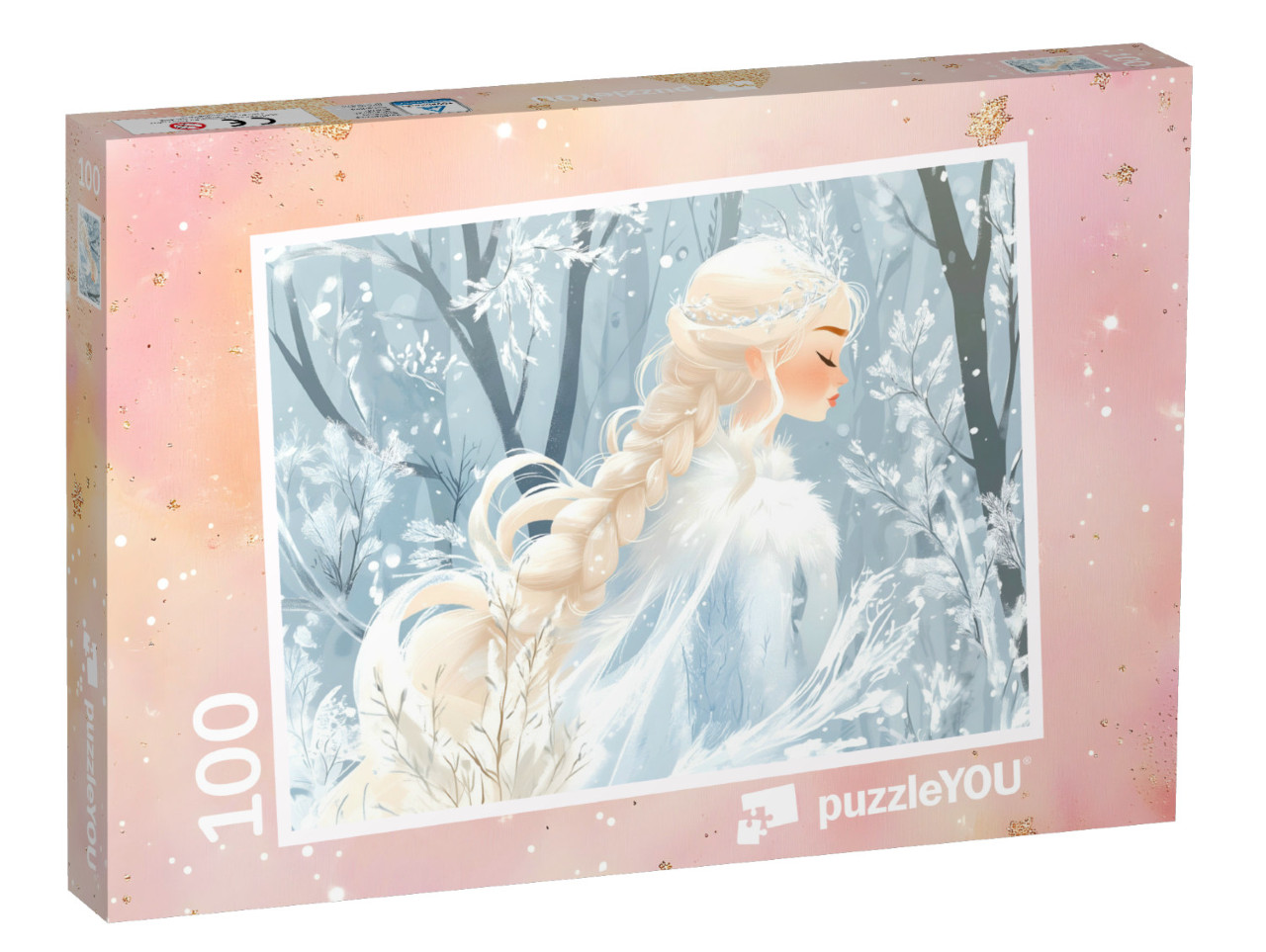 Puzzel 100 stukjes „Magische verhalen van de winterfee“