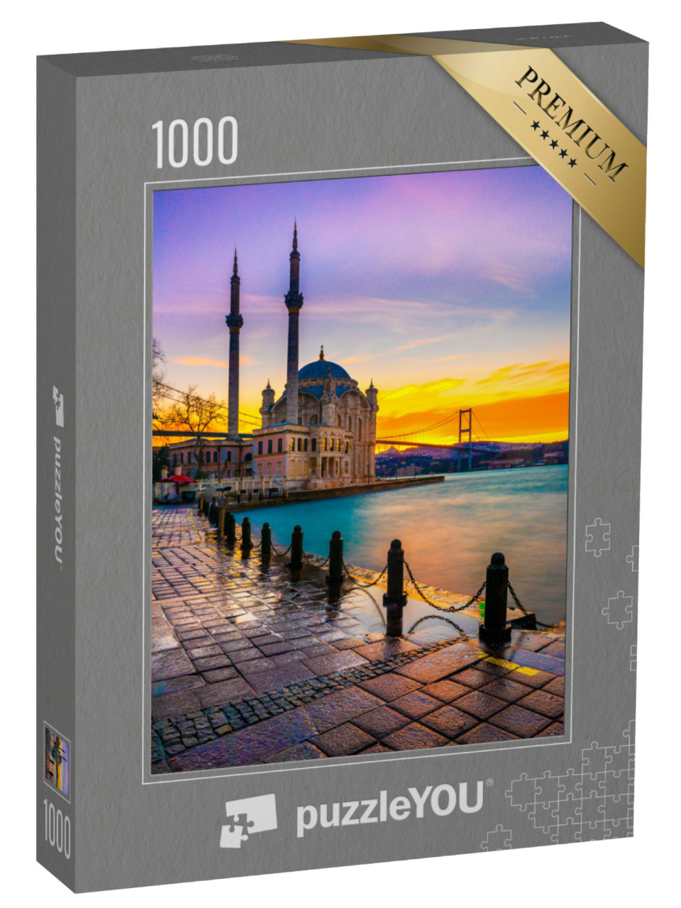 Puzzel 1000 stukjes „Zonsopgang bij de Bosporusbrug“
