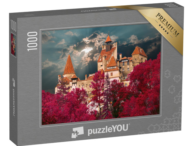 Puzzel 1000 stukjes „Kasteel van graaf Dracula bij de stad Bran“