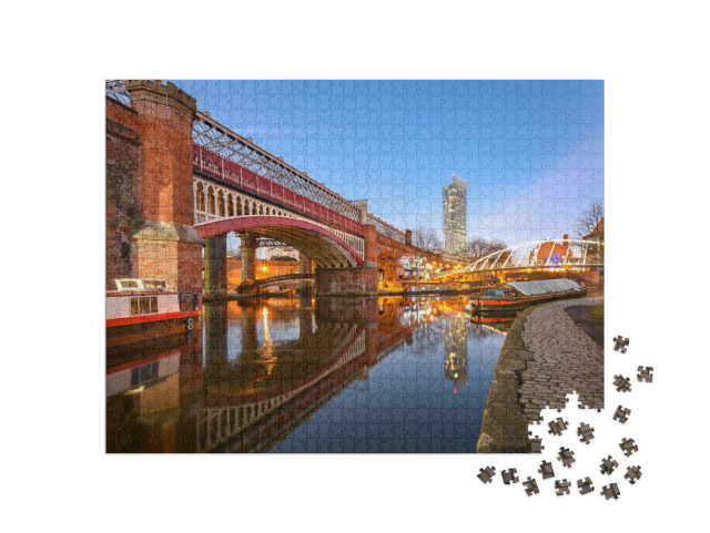 Puzzel 1000 stukjes „Beetham Tower, het hoogste gebouw in Manchester, Engeland“
