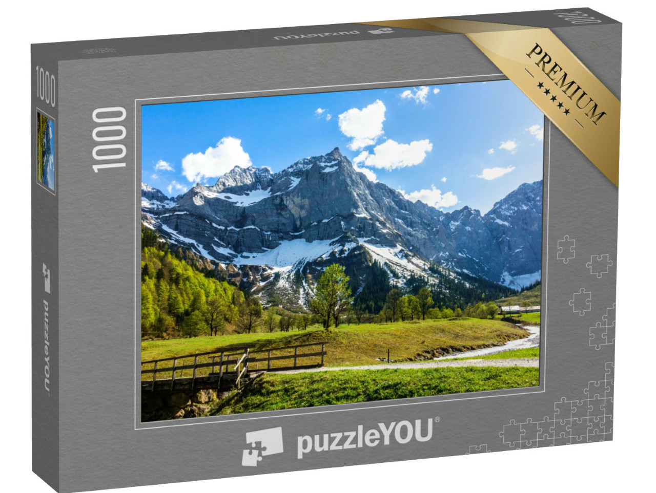 Puzzel 1000 stukjes „Engalmdal in het Karwendelgebergte, Oostenrijk“