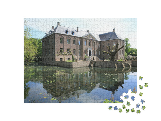 Puzzel 1000 stukjes „Het historische Kasteel Arcen in de provincie Limburg, Nederland“