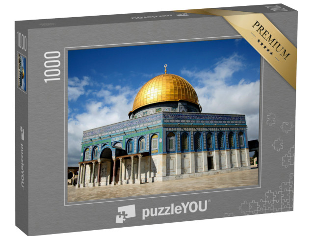 Puzzel 1000 stukjes „Indrukwekkende Rotskoepel Moskee in Jeruzalem“