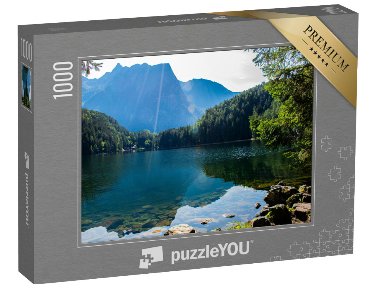 Puzzel 1000 stukjes „Piburger See in het Ötztal“