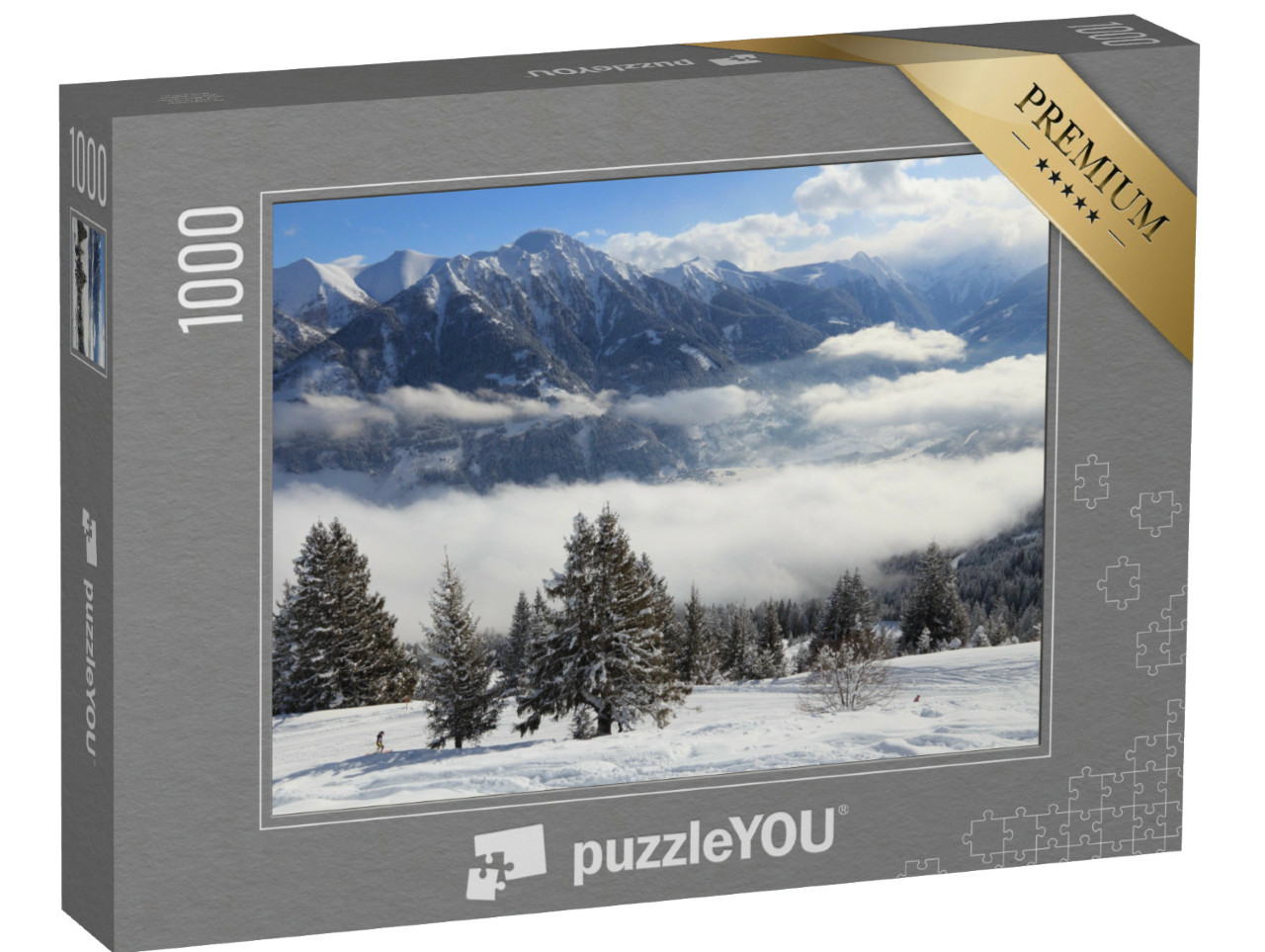 Puzzel 1000 stukjes „Skigebied Bad Gastein“