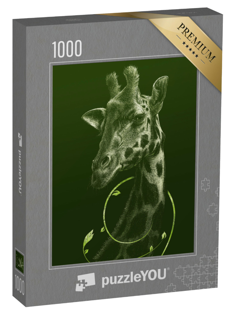 Puzzel 1000 stukjes „Giraffe“